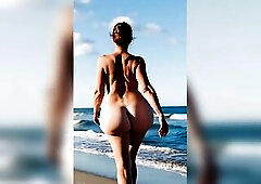 Wide thick haunches aged babes with heavy butts - three [AI]