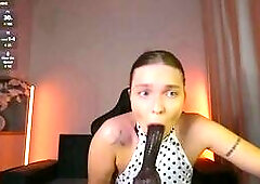 Deepthroat Training with Dildo