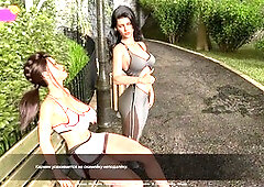 Wild game sex with cum on faces and wild ladies