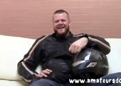 Chinese, leather, leather biker