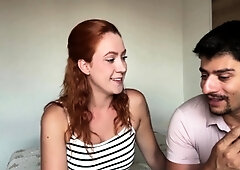 Redhead MILF vixen rides hard cock all the way to creampie