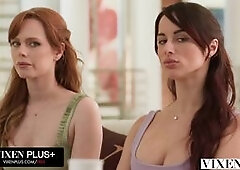 VIXEN Fiery Hot Duo Dolly Orchid And Fibi Euro Get Rough Outdoor Pounding