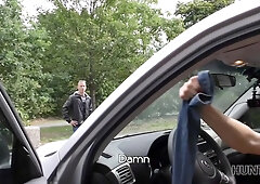 Bald guy sold Girlfriend's shaved cunny for solid amount of cash