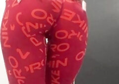 hawt CandyLuxxx try on fresh Nike leggings