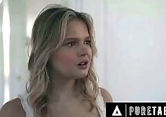Inexperienced Tiny Blond Shook By StepFam