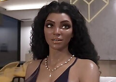 sinless Thick PAWG gets enticed by her trans boss