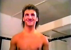 Thom Katt vs Tony Davis (strip wrestling)