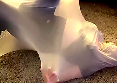 Nylon Bodystocking Encasement Bondage Pantyhose Couple Sex With Verified Amateurs