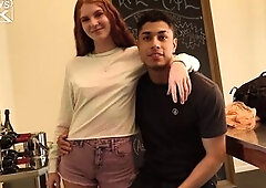 9inch Latino Bangs SEXY Red Head College Teen Floozy
