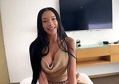 First Casting With Beautiful Latina Teen - POV Sex