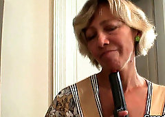 scorching 3some with granny and men teenage thiefs