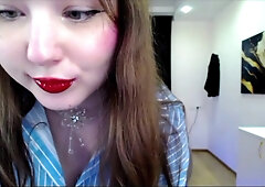 Big Ass Brunette Show Live - Big tits