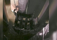 Sissy Ravaged and Knuckle Pound in Cinema by Stranger