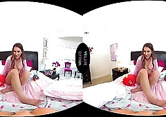 Paige Owens is eagerly masturbating in a POV style in the middle of the day