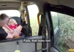 I picked up Louise Lee, and she was dressed very festive wasn't she? Looking like a proper Missus Claus she was. Louise was headed to a work part