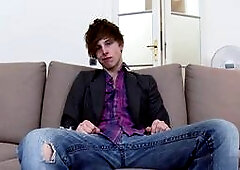 Muscular men in steamy gay action with huge cocks