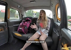 Beautiful backseat fuck with a pretty sexy skinny babe Nikki Riddle