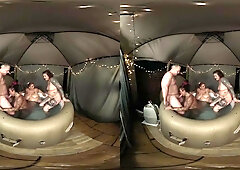 Hot Tub Party At Thoms House - PeepingThom