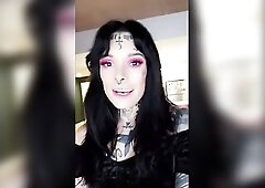 TATTOOED TRANSGIRL BANGED BY 2 STUDS