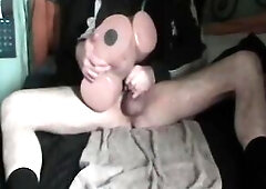 8inch Slutty Dad Screwing His Oil Constricted PussyBoy