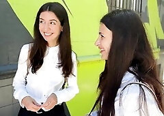 Fine gals like to suck wang instead of studying