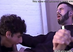 Twink Altar Boy Caught Masturbating And Fucked- Carter Ford,