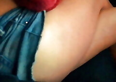 SupaDevil Car Booty Quickie With Latina Tranny