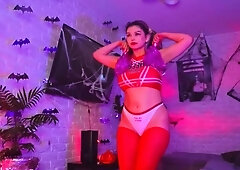 Big boobs webcam slut toys her asshole