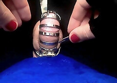 Closed nymph made a golden explosion and crammed a tube with jizm