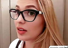 Sexy slut Sloan Harper takes a nice thick cock for money