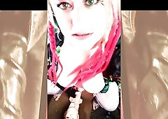The Cute Transsexual desires to See u Suck on your 1st BBC and Gag on it
