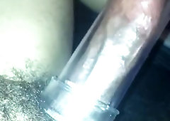 Pumping his Manhood while I Stroke