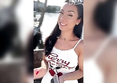 Brunette hair Cara Mella Shows What German Angels Are All About