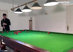 My Friend and I Wedging Billiard Ball sack in Our Donks – Kinky Elation Compete!