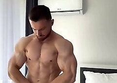 Pro IFBB Handsome Classic Butt BB Nick Naked Worship & JO For Admirer