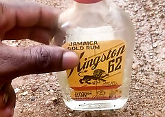 Pee in Bottle Aim Spill - Outdoor Void urine Relief