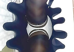 BlueGirl70 Suspender Strap Upskirt