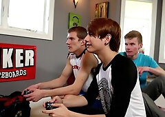 Next Door Twink: No Mercy in Losing the Game