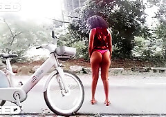 Public Story Exhibition Nude Outside Biker Girlfriend Romance