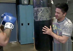 Well hung boxer jizzed