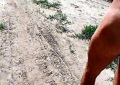 Mulat Ambling nude and jacking a meatpipe