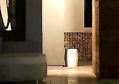 Girl on leash loves sucking a big fat meat pole