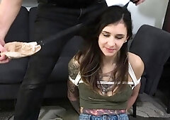 Bound To Be GAGGED - Greasy Rose - Revenge For Motorcycle