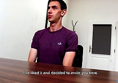 Heterosexual Fellow With Monster Man rod Takes Man-meat In His Arse