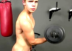 East Boys: Muscle amateur POV butt fucking live on webcam