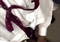 Biggest black cock cumshot toilet office