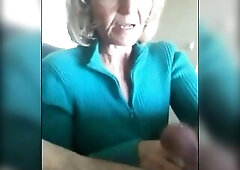 Granny cum granny spunk flow clean cleaner