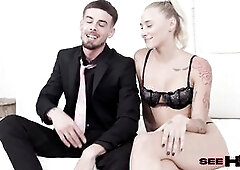 Tatted Mamma Sorry’s Oral sex Unleashes Austan T’s Booty!