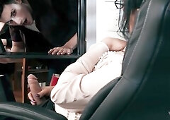 TRANS BEAUTIES - Librarian Eva Maxim Treats Tall College Chap To An Erotic Footjob In advance of Giving Him A Hard Anal Pounding