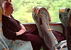 I bj'ed a stud on the bus and got exhilarated about it and came on myself and gobbled my own spunk.